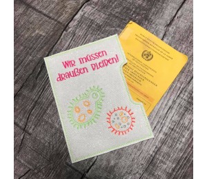 Stickserie - ITH Impfpasshülle in 2 Größen & je 2 Varianten